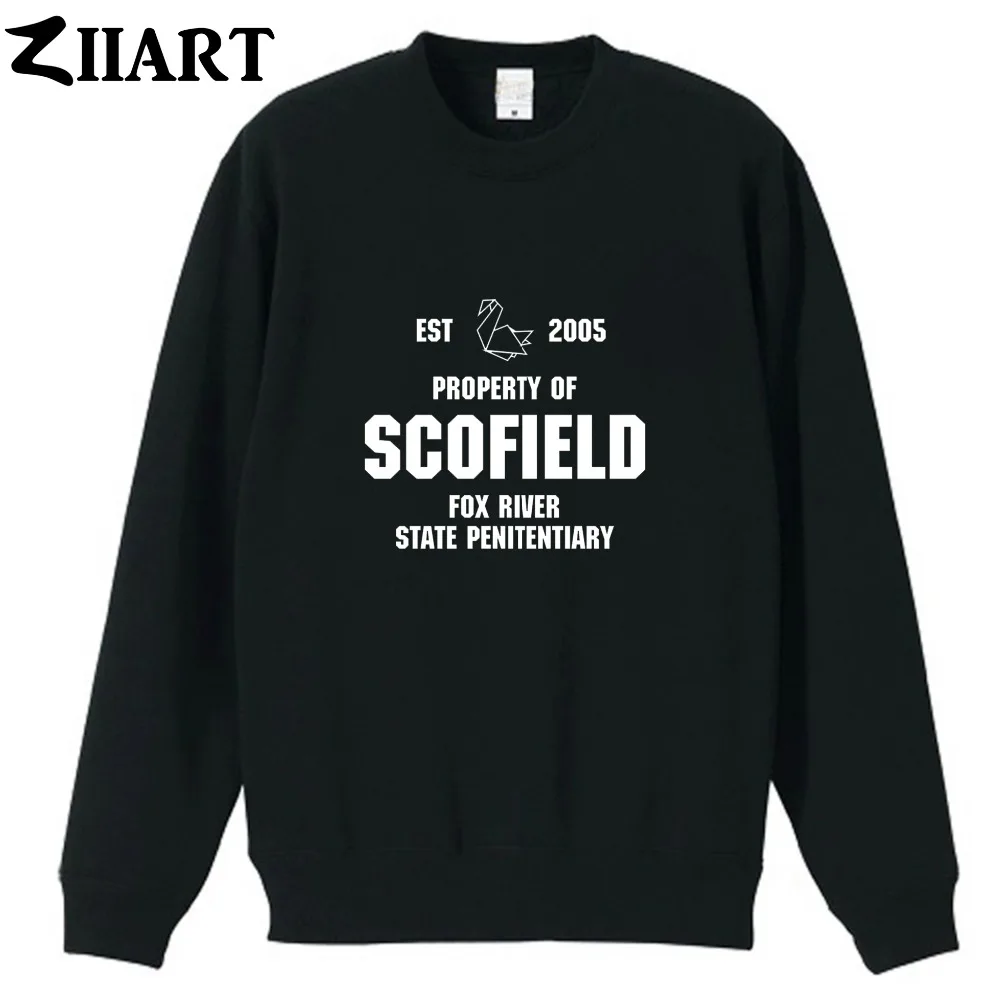 

Paper Crane EST 2005 Prison Break property of scofield fox river state penitentiary girls woman autumn winter fleece Sweatshirt