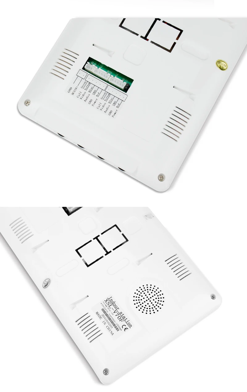 7 ''цветной дисплей TFT проводной видеодомофон домофон домашний белый внутренний блок дверь телефон для личного дома без наружной камеры
