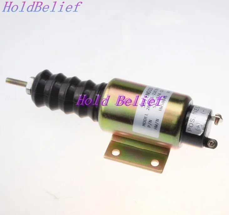 12V Diesel FUEL SHUT OFF SOLENOID 2001ES 12E3U1B2S2 SA 5174 Dual coil