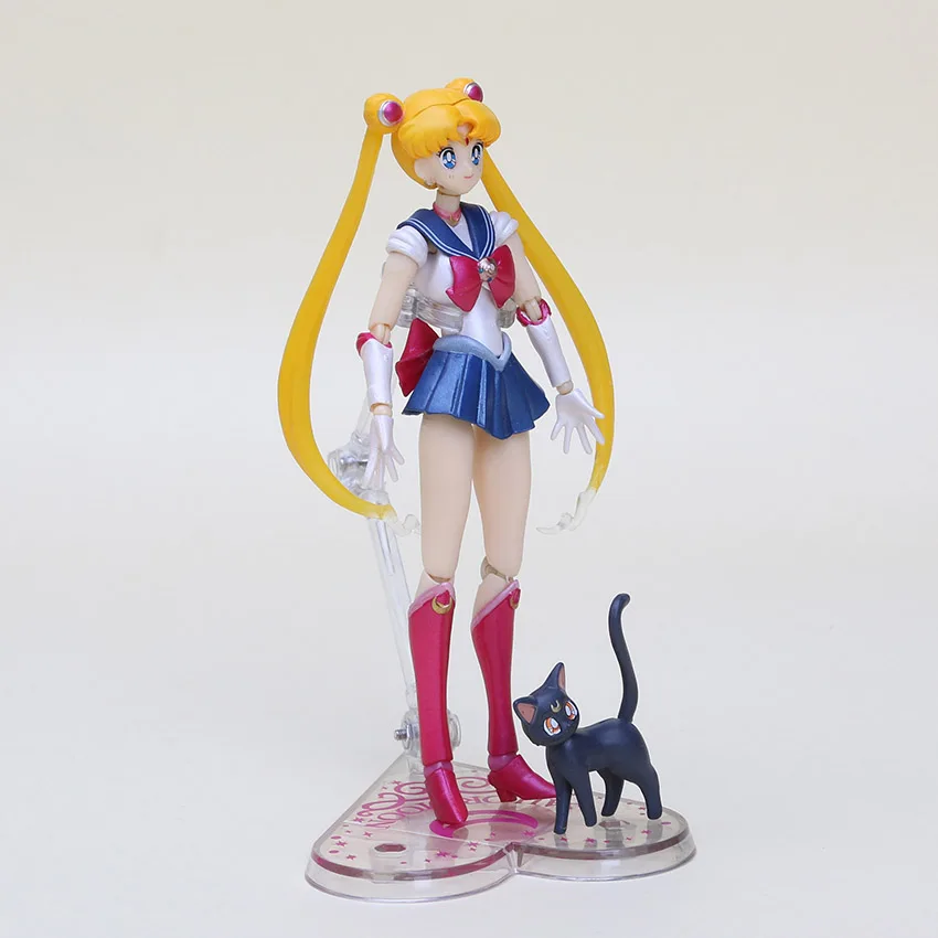 15cm Sailor Moon 20th Anniversary Simple Style SHF pvc Action Figure ... - 15cm Sailor Moon 20th Anniversary Simple Style SHF Pvc Action Figure Toy
