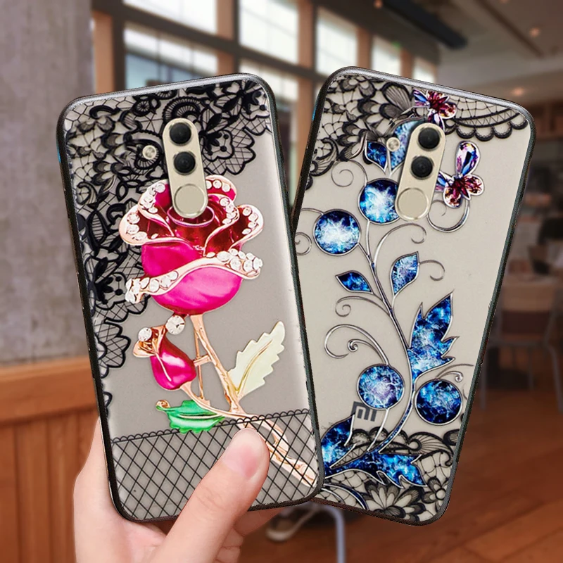 YueTuo чехол для huawei mate 20 Lite lite роскошный красивый 3d на жестком ПК мобильного