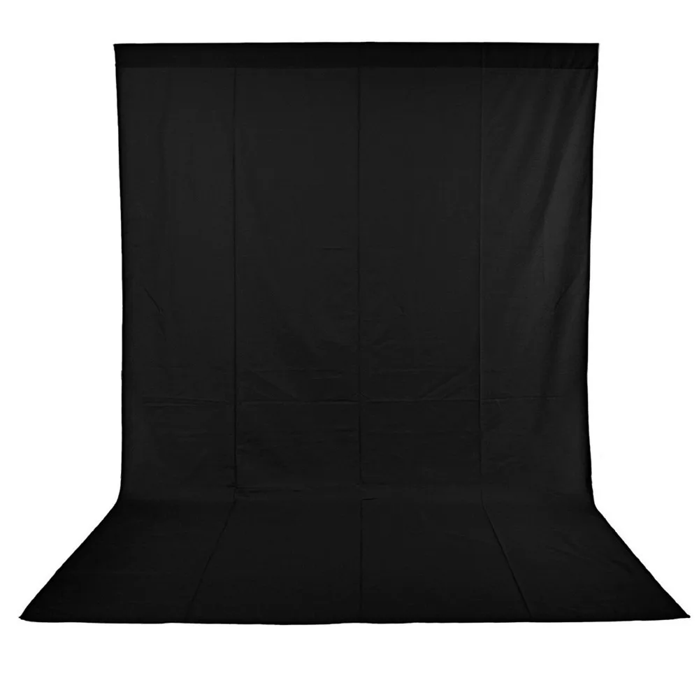 

Neewer 10x20FT/3x6M PRO Photo Studio 100% Pure Muslin Collapsible Backdrop Background for Photography Video Televison BLACK