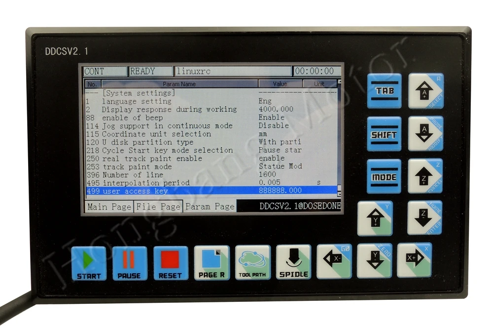 

CNC 4 Axis Offline motion controller 500KHz standard G code for CNC Router Engraving Machine replace Mach3 USB Motor Controller