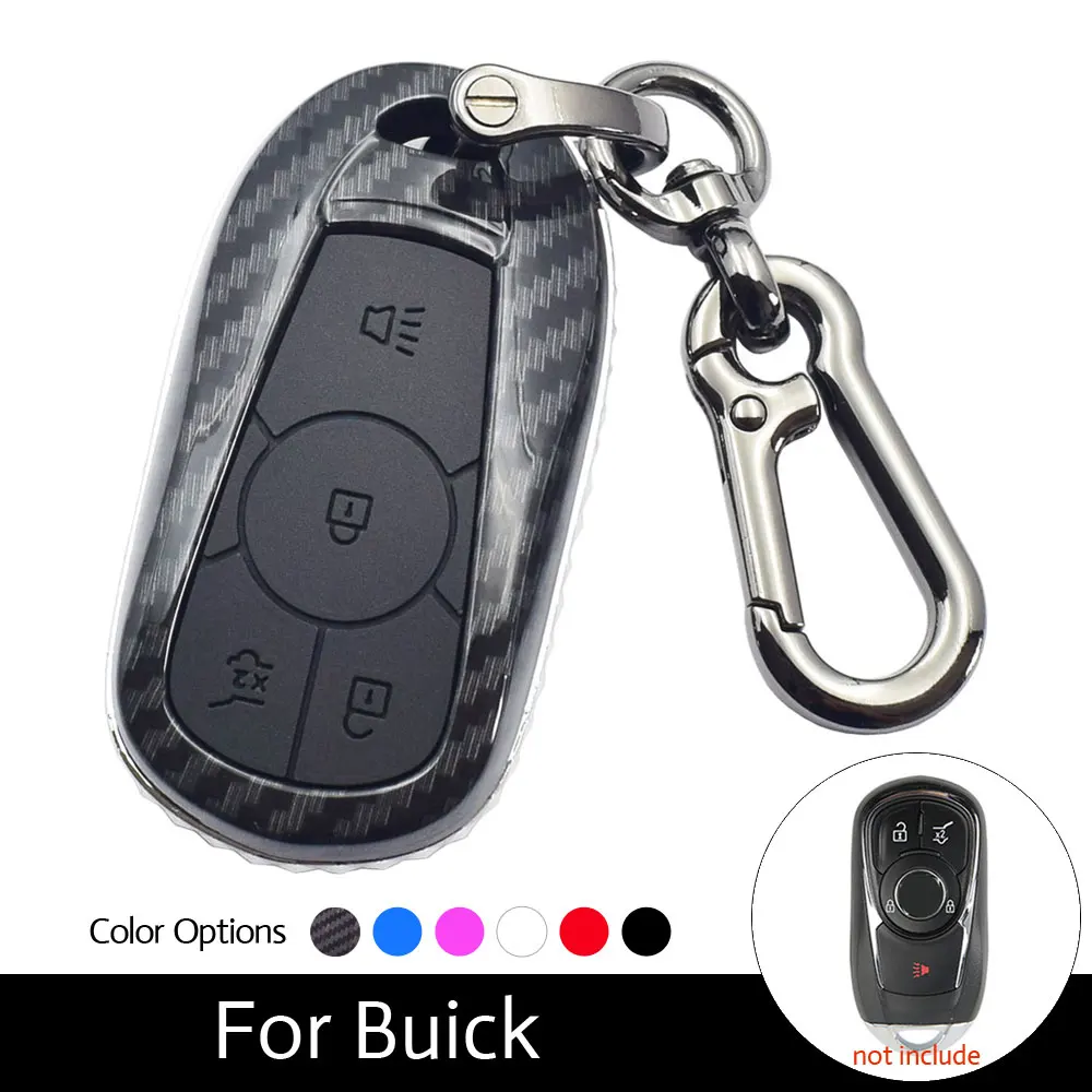 

ATOBABI ABS Car Key Case 4 Buttons Smart Remote Fob Shell Cover For Buick Envision lacrosse Verano Encore GL8 Auto Accessories