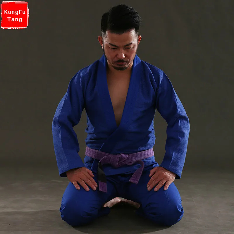 Темно синий Восход бойцовская одежда пустой BJJ Костюм Ги бразильского джиу