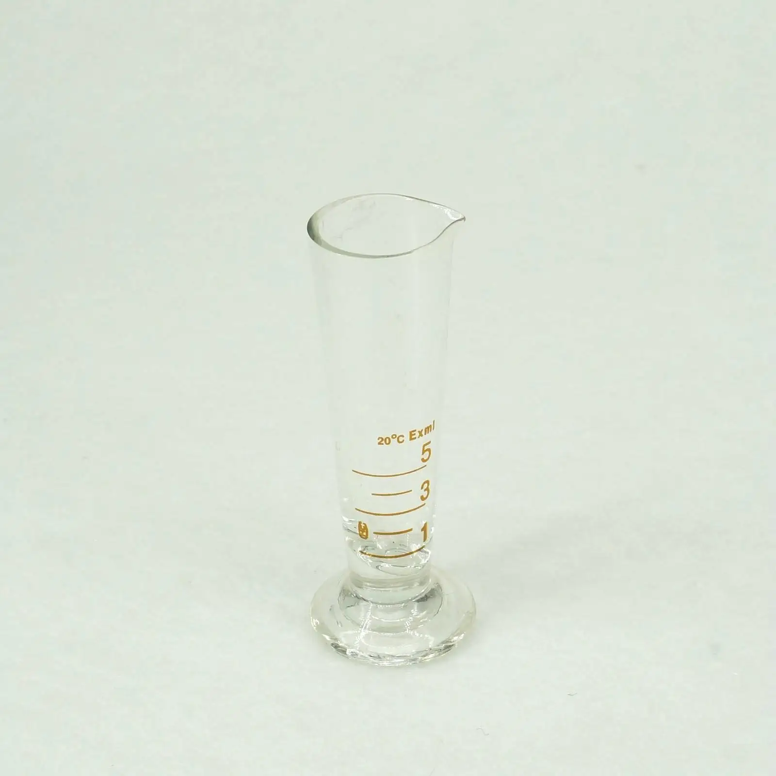 5mlLabGlassFootedApothecaryMeasuringBeakerConicalGraduatedWith