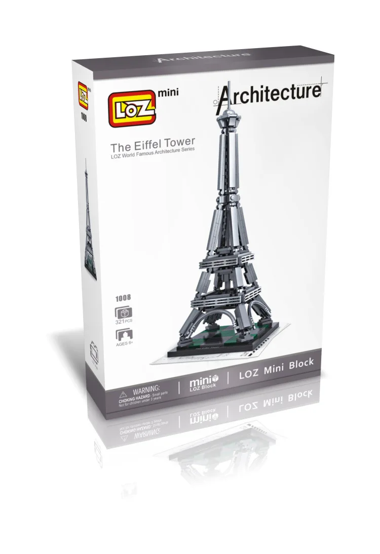 LOZ Mini blocks Eiffel Tower 1008