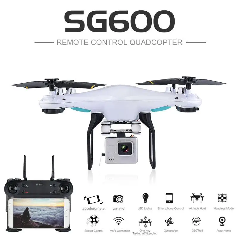 SG600 RC Квадрокоптер Дрон wifi прямая передача HD камера фиксированная высота дистанционное управление игрушечные самолеты подарок детские