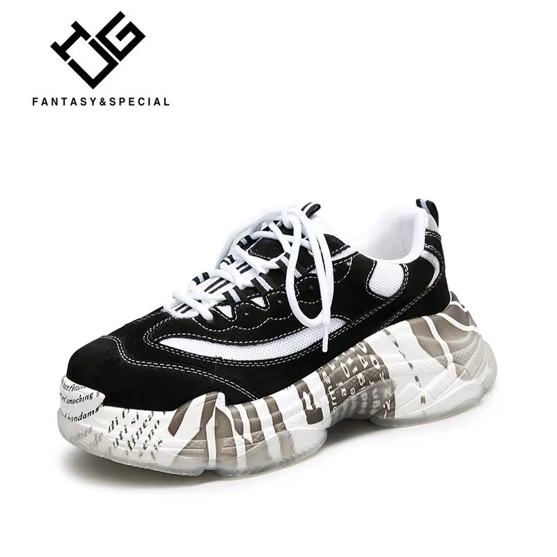 

IGU New Spring Sneakers Women Platform Flats Lace Up Round Toe 2019 Solid Creepers Female Casual Fashion Comfort Shoes For Women