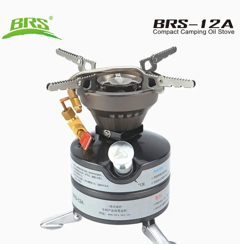 BRS газовая плита на открытом воздухе для кемпинга, цельная горелка, газовая плита, кухонная посуда, дизельный керосин, Камп, масляная плита, печь для пикника, BRS-12A