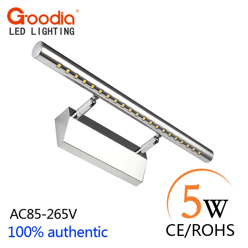 Зеркало LED Light 5 Вт vanity Для ванной Освещение приспособление Высокое качество
