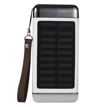 Wopow 10000 mAh Solar power bank Short Circut Protection Long Lasting High Capacity double powerbank Charger External Battery