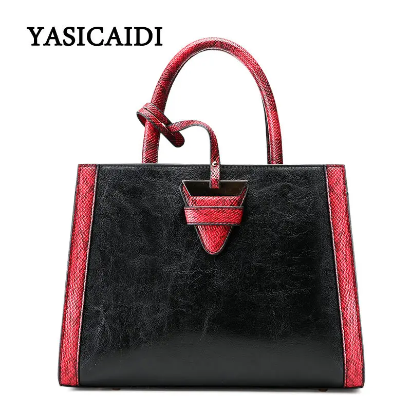 

Fashion Serpentine Women Tote Bag 2018 Famous Brand Handbag Female Pu Leather Ladies Crossbody Bags For Women Messenger Bag
