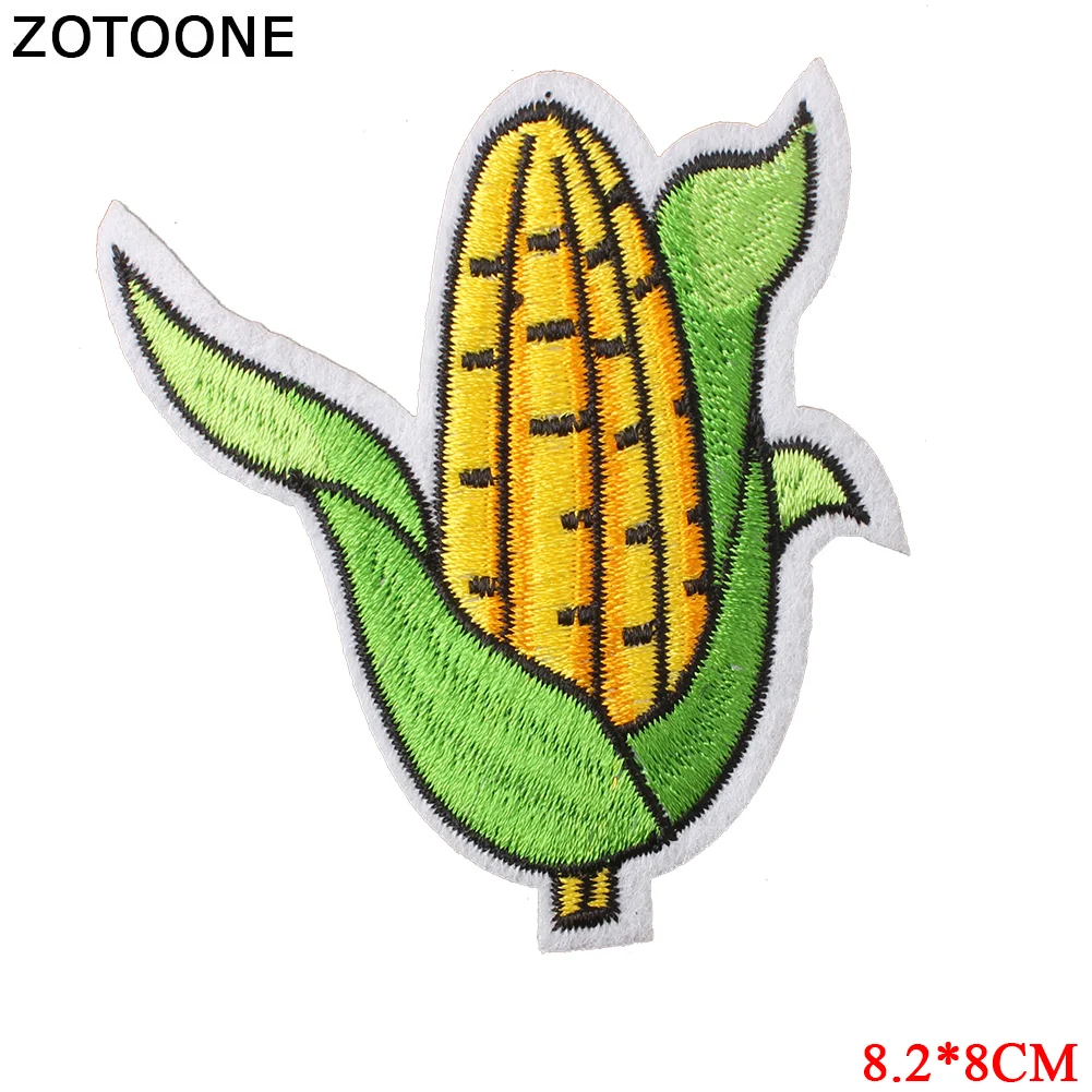 Нашивки ZOTOONE с вышивкой для платьев футболок рисунком ананаса арбуза Чили