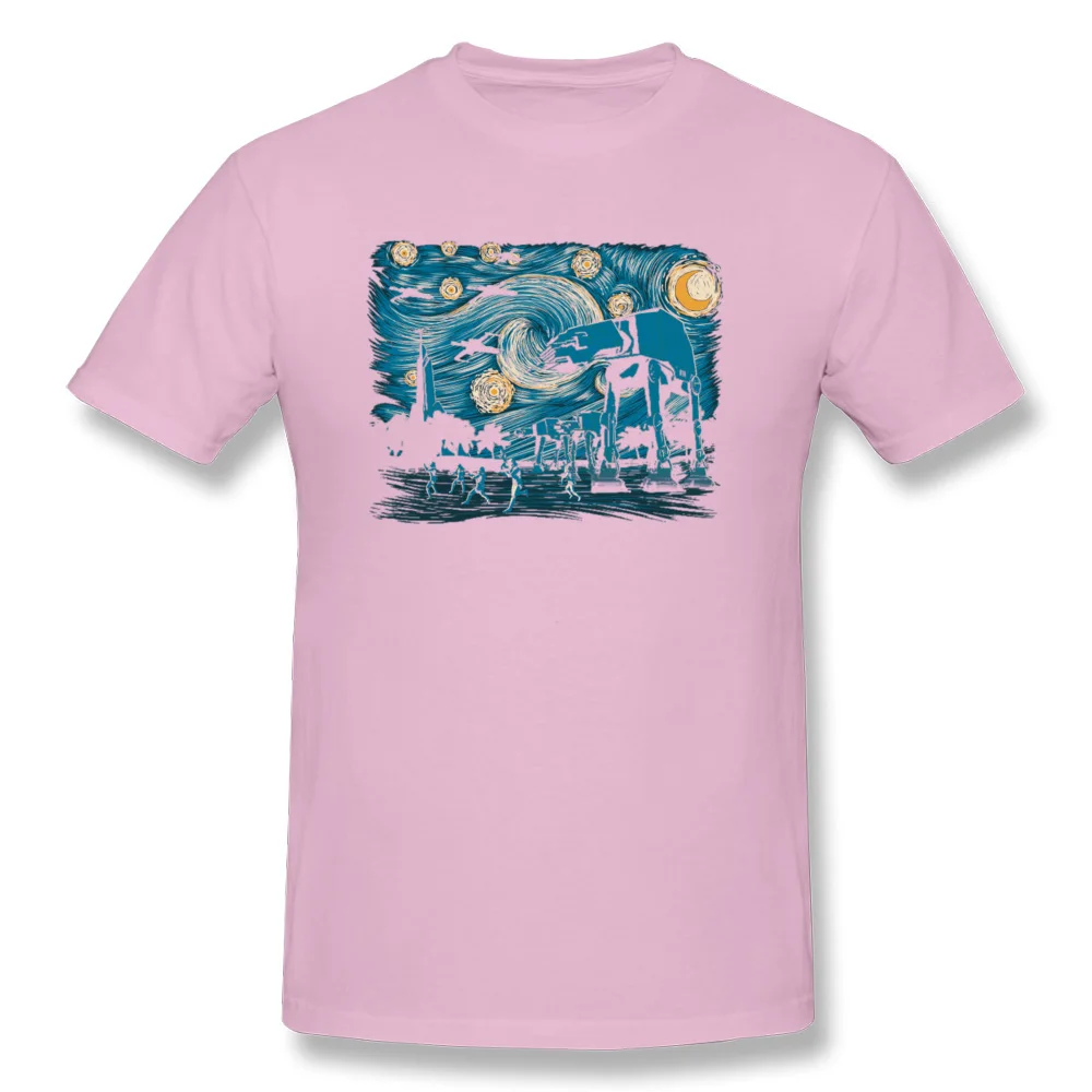 Crew Neck Starry Wars 2 Cotton Man T Shirt Funny Short Sleeve Tees On Sale Design Sweatshirts Free Shipping Starry Wars 2 pink