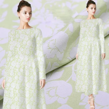 

France autumn stereo jacquard fashion fabric crisp coat suit coat fabrics 2016 broad jacquard fabrics