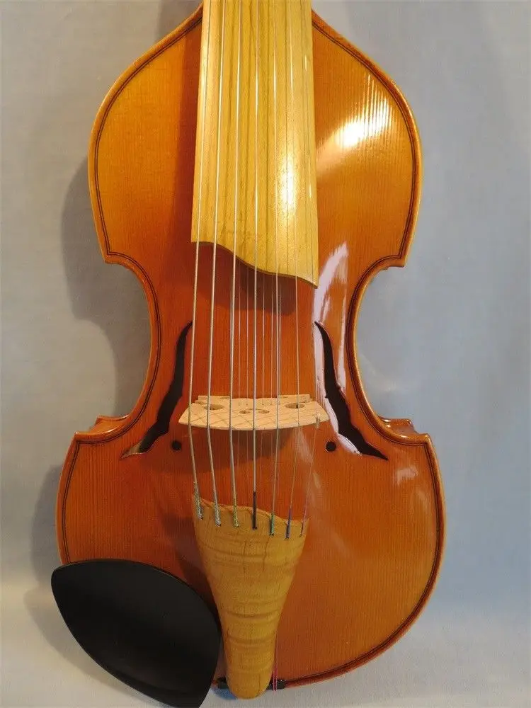 Ручная работа песня брена маэстро 7 × 7 струн 1" viola d'Amore 4/4 скрипка#12949 S