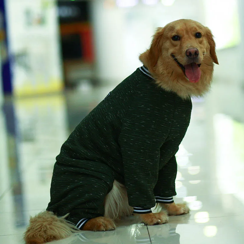 Корейская куртка для собак, зимний костюм для собак, одежда для больших собак, пальто для щенков, куртки для питомцев, мопс, французский бульдог, одежда для лабрадоров - Цвет: ArmyGreen dog coat
