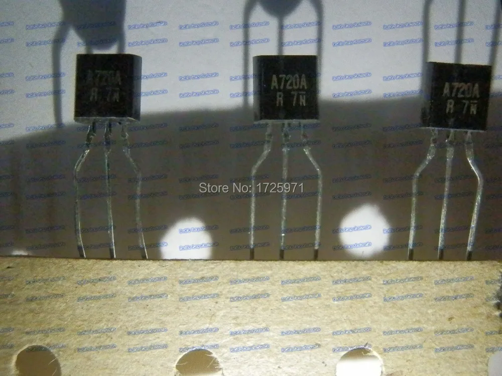 

100PCS/LOT 2SA720 A720 TO92 PNP Plastic Encapsulated Transistor