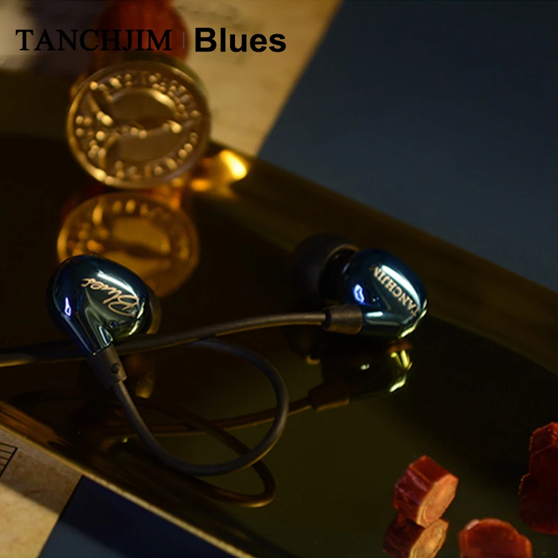 TANCHJIM Blues Hi Fi аудио ДМТ Динамический драйвер в наушники вкладыши Наушники IEM Для