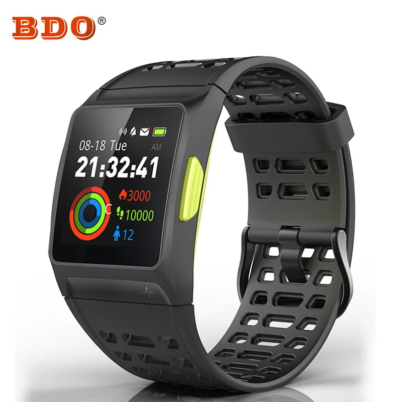 Smart Watch Men 5ATM Waterproof P1 Wristwatch Pedometer Bracelet GPS