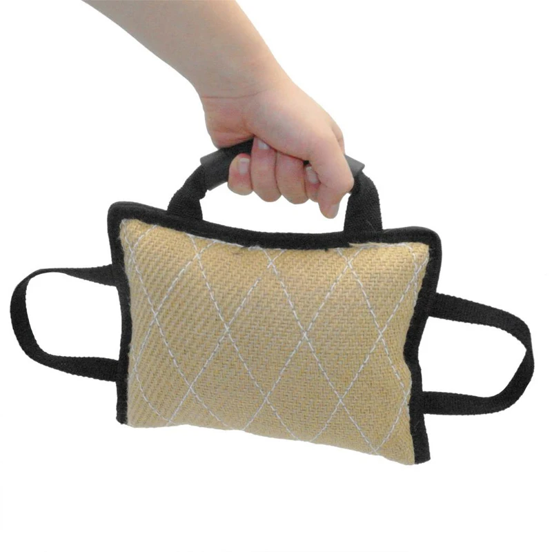 Buy Dog Training Biting linen dog bite pillow with