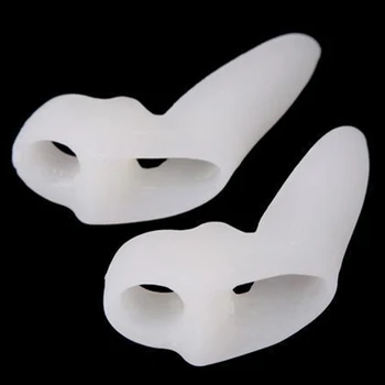 1Pair Hallux Valgus Corrector Bone Thumb Orthotic Orthopedic Silicone Big Toe Separator Bunion Corrector Pedicure Foot Care Tool