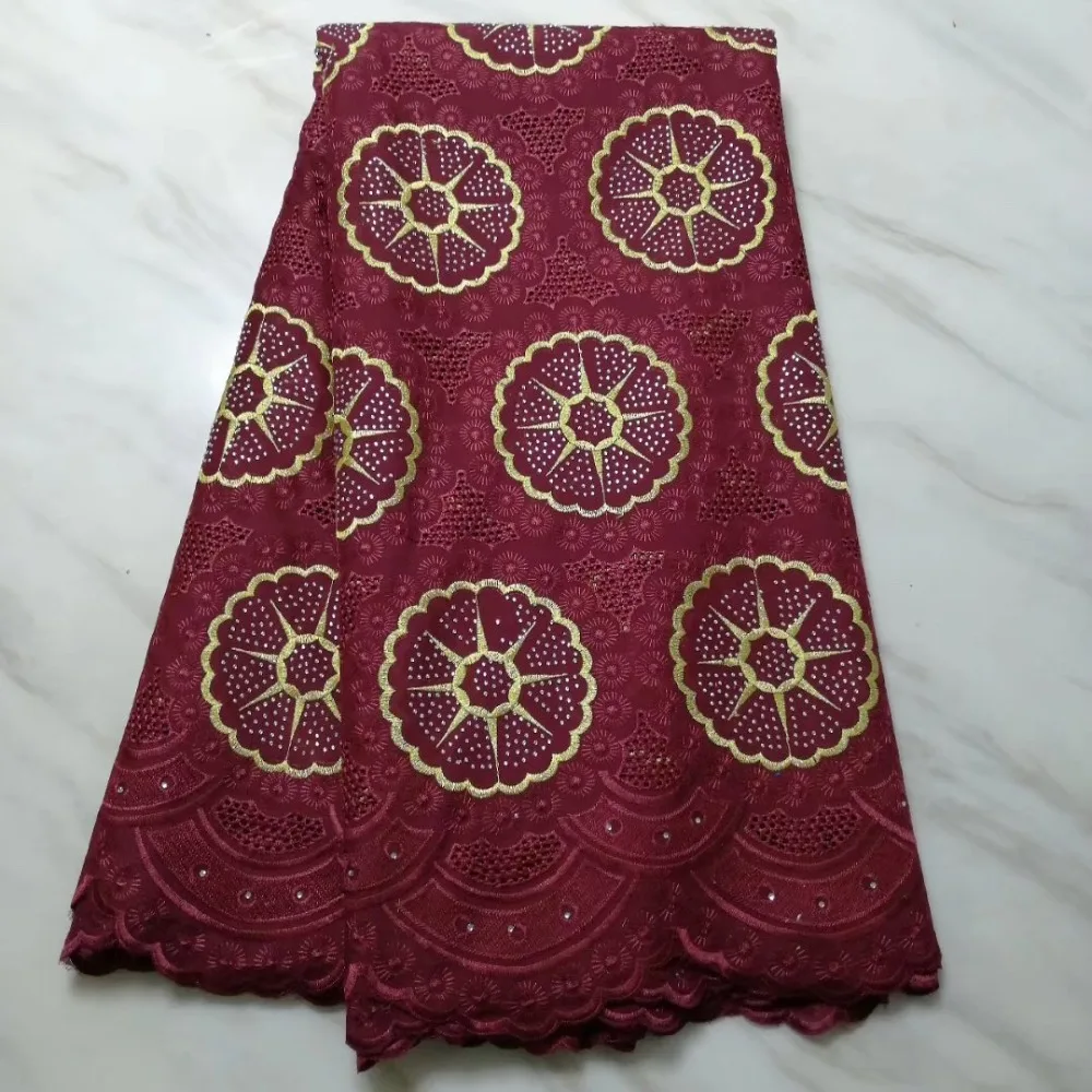 

2019 African Dry Lace Fabrics High Quality Cotton Lace Fabric Swiss Voile With Stone Swiss Voile Lace In Switzerland