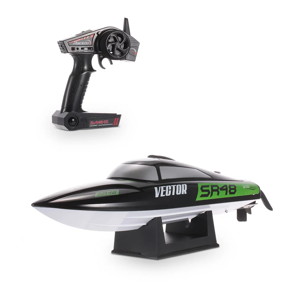 

Adventure Ship 797-3 Vector SR48 Brushed 2.4GHz 30km/h High Speed Racing Boat Self-righting Electric RC Ship Toy