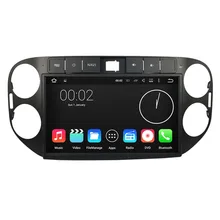 10.1 “1024*600 HD de pantalla Android 7.1 GPS Del Coche de radio Navegación para Volkswagen VW Tiguan 2013-2015 con 4G/Wifi, DVR OBD 1080 P