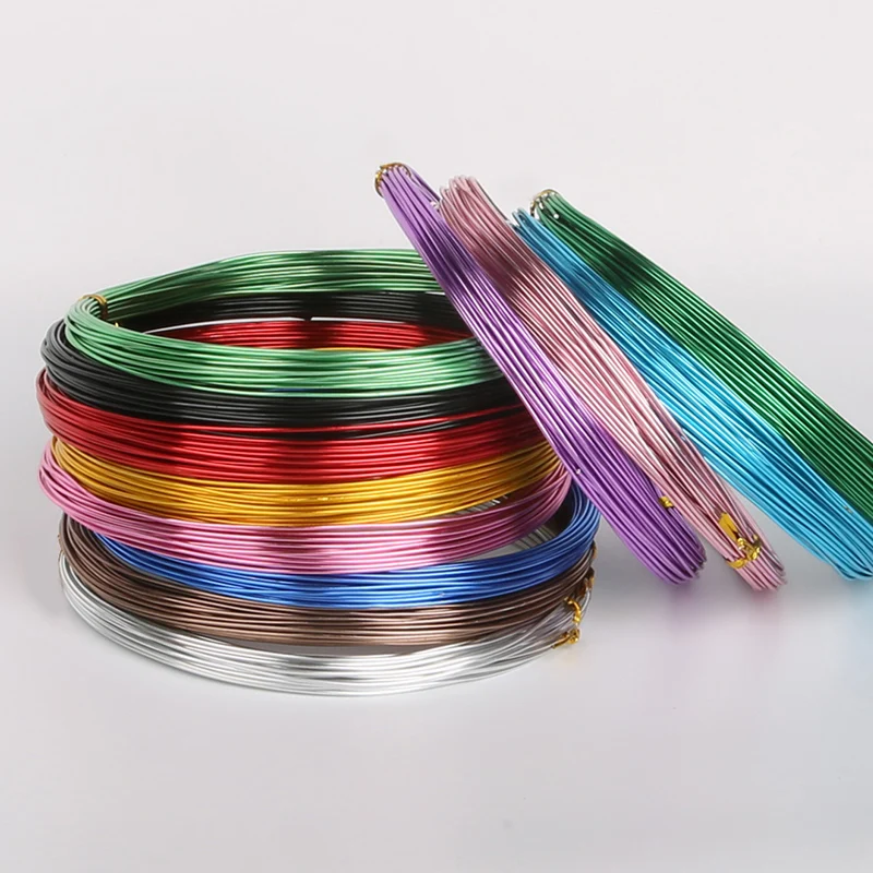 diameter 3mm length 5 meter Aluminum wire soft black gold blue sliver red color AL wire for lab DIY Horticultural model