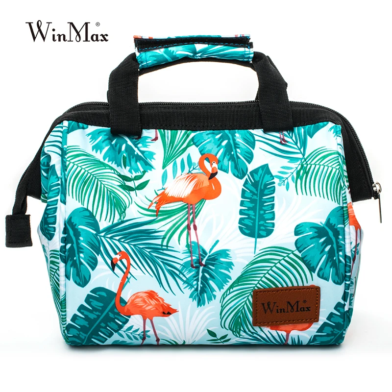 Winmax Brand Women Men Fashion Icepack Container Thermal Insulated Food Picnic Cooler Lunch Bags for Kids Tote Portable Lunchbox