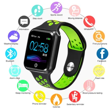 

smart watches watch IP67 Waterproof 30 meters waterproof 15 days long standby Heart rate Blood pressure Smartwatch