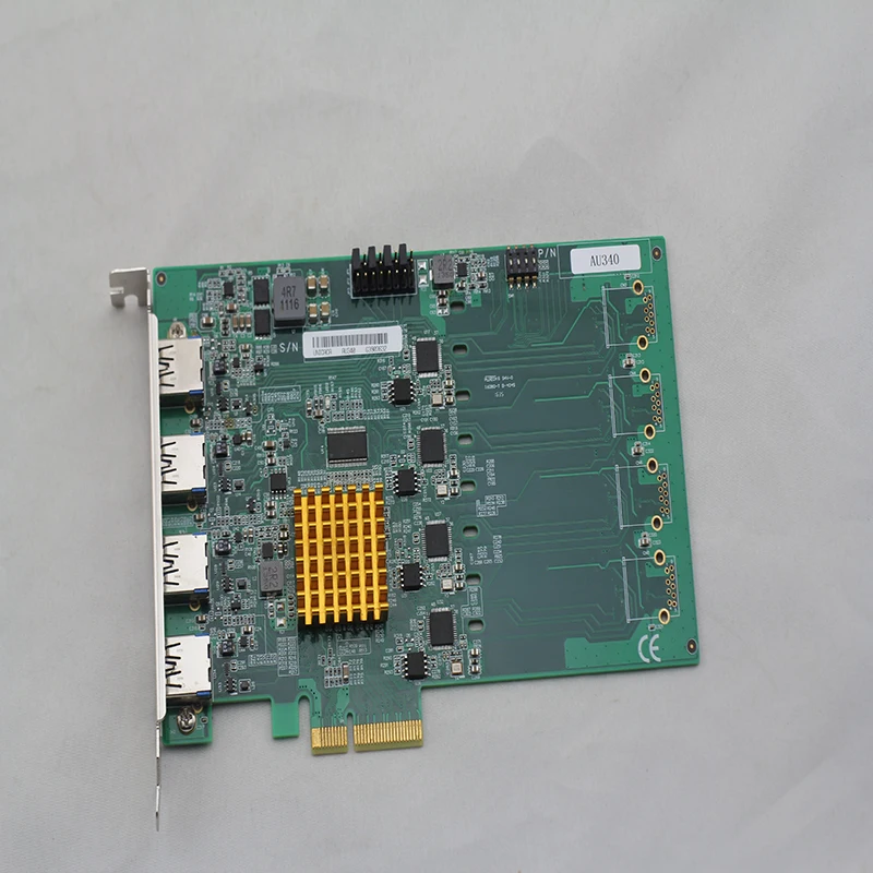 

UNICACA AU340 USB3.0*4 PCIe X4 4.8Gbp/s pcie to usb