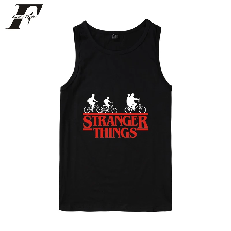 

2018 Stranger Things 2 season Summer Vest Print Tank Tops Men/Women Bodybuilding Fitness camiseta Exercise Workout Casual Tops