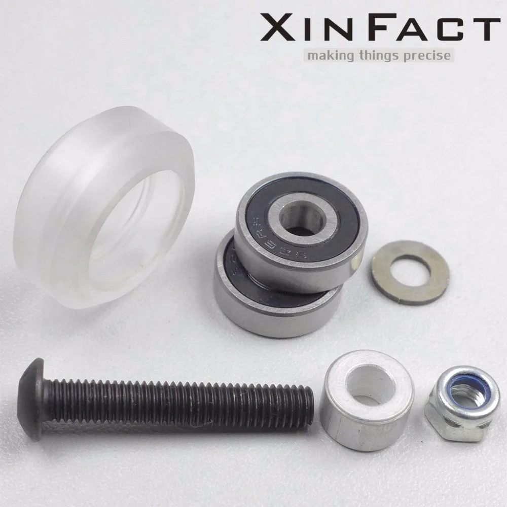 Prix pour Poly Carbonate De Forte Solide V roue Kit pour Openbuilds V-Slot rail, OX CNC, V Slot, roue pleine-Lot30 Prix pour Poly Carbonate De Forte Solide V roue Kit pour Openbuilds V-Slot rail, OX CNC, V Slot, roue pleine-Lot30
