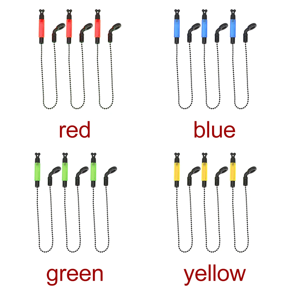 3 шт. открытый катушки Подвески практичный светильник стержень портативный аксессуары Карп Снасти Alerter индикатор укуса свингер рыбалка сигнализации