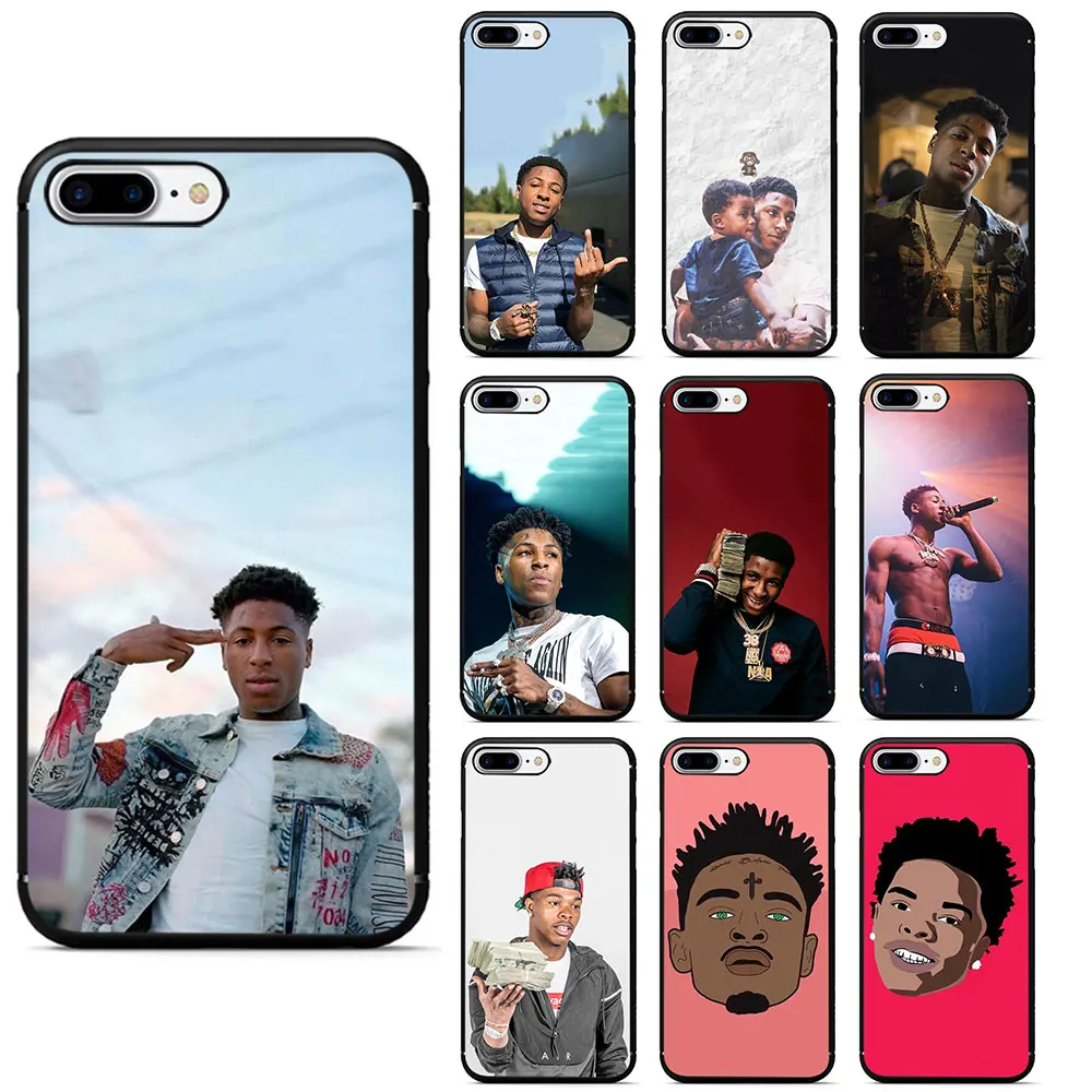 

YoungBoy Never Broke Again Lil Baby TPU Silicone Phone Case for iPhone 5 5s 6 6s 7 8 Plus 11 Pro X XR XS MAX