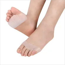 2 шт. соты Forefoot тип рукава Forefoot Pad силиконовые дышащие код для предотвращения боли стопы Pad высокое стельки для обуви на каблуках