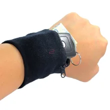 Спортивные нарукавные повязки сумка на молнии водопоглощающая дышащая водонепроницаемая подкладка сумка для хранения ключей кошелек