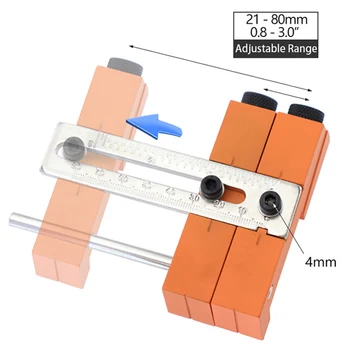 

Woodworking 9.5mm 3/8" Drill Bits Adjustable Double Pocket Hole Jig System Doweling Drilling Jig Punch Locator Drill Guide Tool