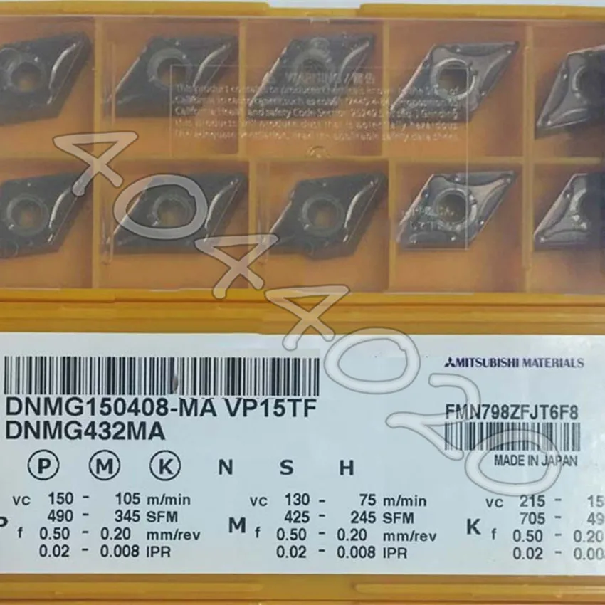 DNMG150408 MA VP15TF DNMG432MA 10 шт./кор. карбидные вставки|Токарный инструмент| |