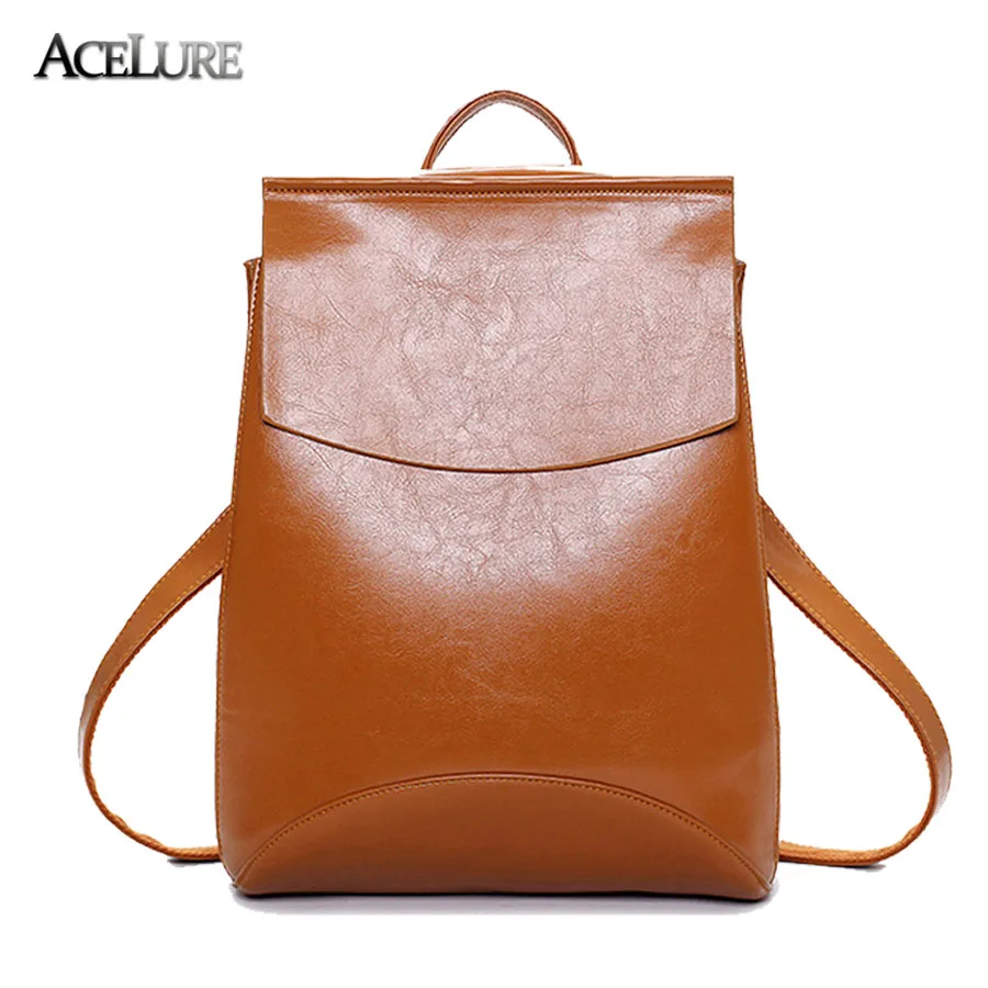Koop ACELURE Nieuwe Ontwerp PU Lederen Rugzak Leisure Vrouwen Schooltas Rugzakken Voor Tienermeisjes Merk Reizen Studenten Bagpack Mochila