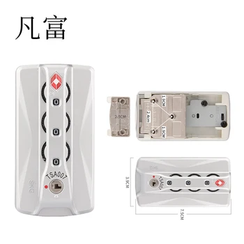 

Aluminum frame lock Code Combination Padlock Luggage Suitcase Handbag Bag ABS plastic Zinc Alloy accessories TAS Secure Lock