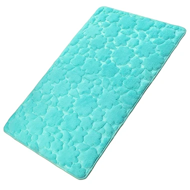 50*80 см 3D цветок ковровое покрытие губка коврик Нескользящая хорошая воздухопроницаемость коврики для туалета ковры Tapete коврик для ванной комнаты YH-H-002 - Цвет: BLUE