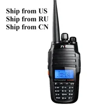 T W o w AY радио 10 W TYT TH-UV8000D 136-174/400-520 мГц Dual Band Handheld FM приемопередатчик портативная рация
