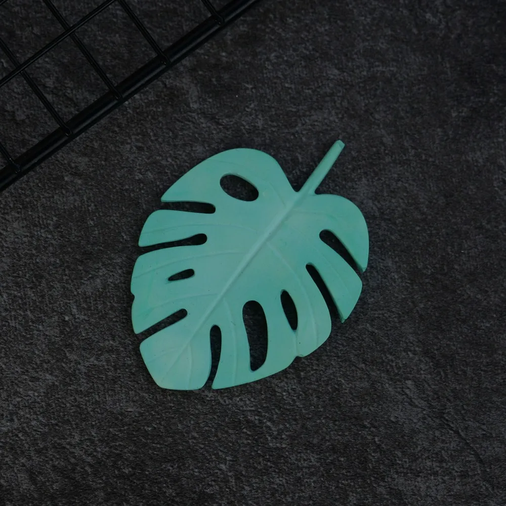 3D силиконовая форма в форме листьев Monstera папоротник черепаха лист помадка