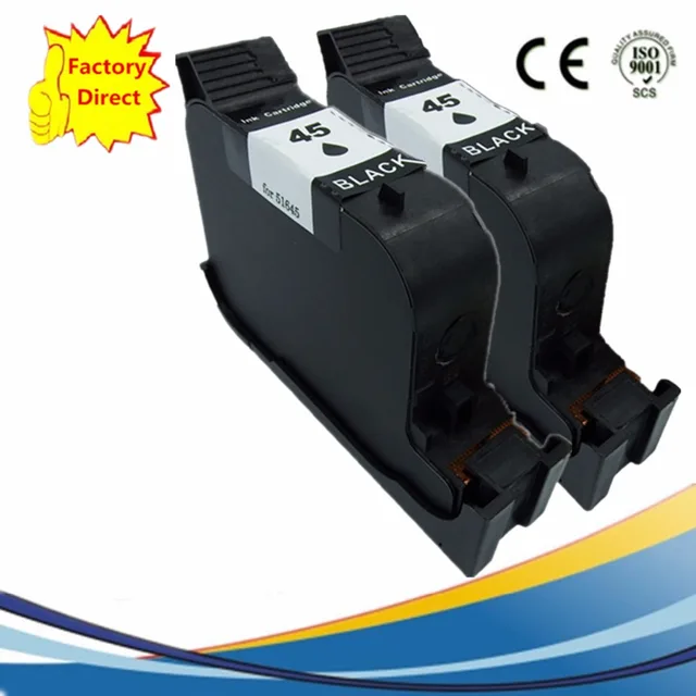 Ink Cartridges Remanufactured For HP 45 XL 45XL HP45XL Deskjet 1220C 1220C Plus 1220cse 1220cxi