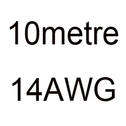 4 6 7 8 10, 11, 12, 13, 14, 15, 16, 17, 18, 20, 22, 24, 26 28 30 AWG силиконовый провод ультра гибкий Тесты линия кабель высокого Температура - Цвет: 10metre 14AWG