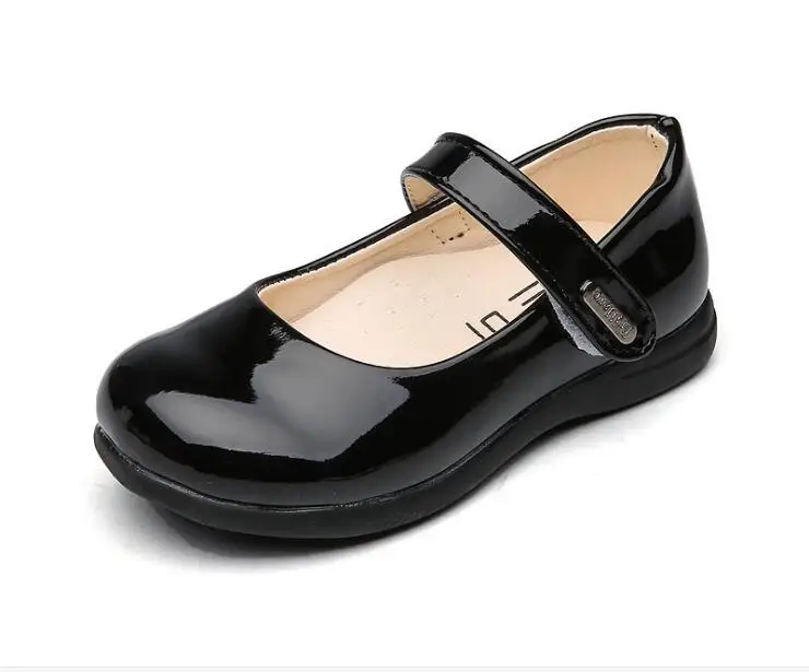 Girls PU leather princess shoes spring autumn children's shoes school girl casual footwear teenage wedding party dance